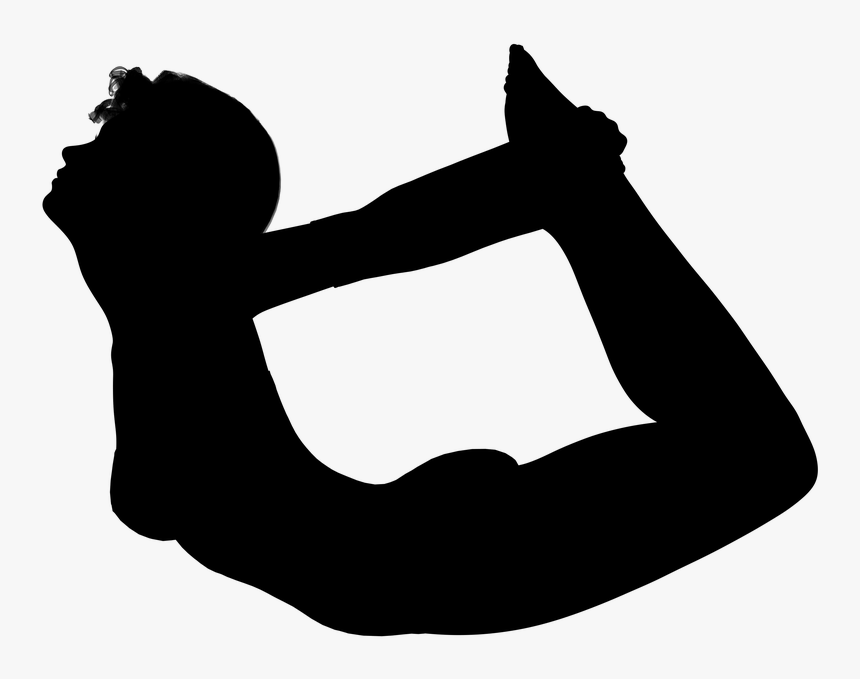 Silhouette, Yoga, Woman, Girl, Young, Gymnastics, Dance - Silhouette, HD Png Download, Free Download