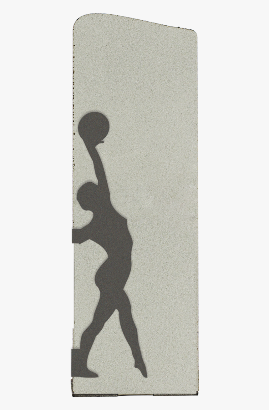 Metal Silver Trophy Silhouette Rhythmic Gymnastics - Shadow, HD Png Download, Free Download