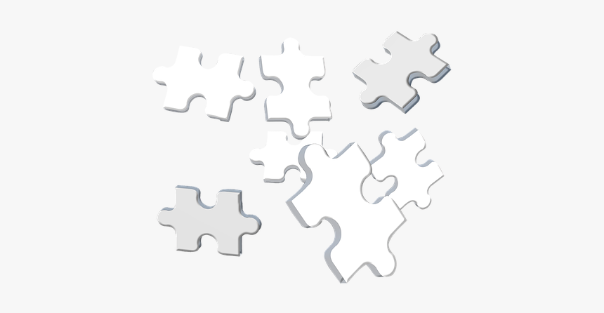 Puzzle, 3d, White - Jigsaw Puzzle, HD Png Download, Free Download