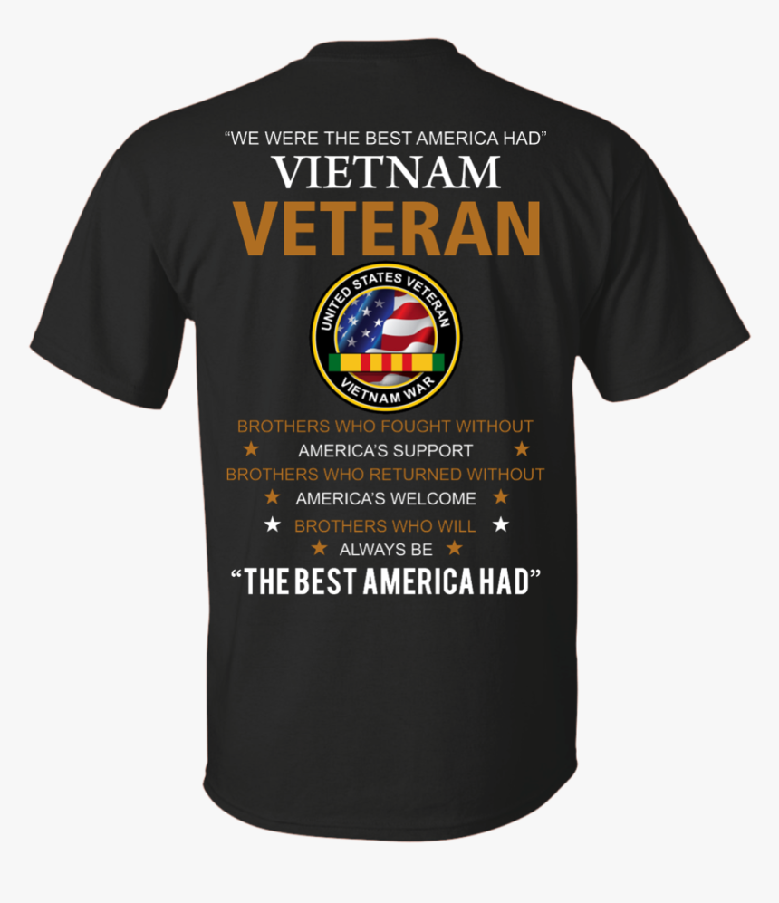 United States Veteran Vietnam War Shirts We Were Best - Active Shirt, HD Png Download, Free Download