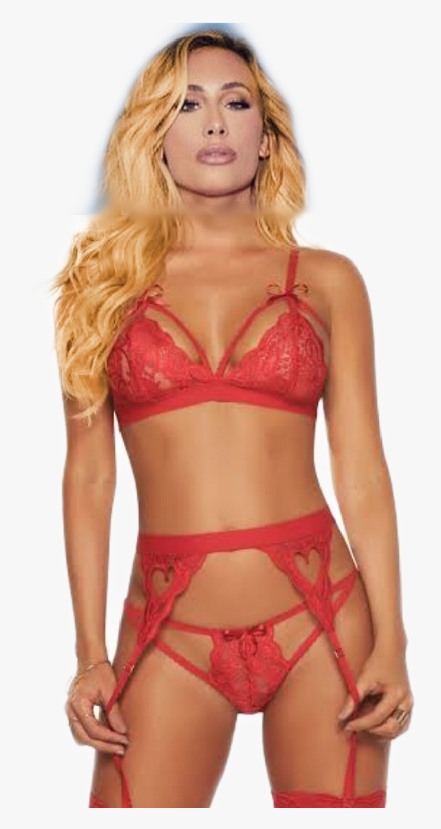 Red Lace Bra And Thong, HD Png Download, Free Download