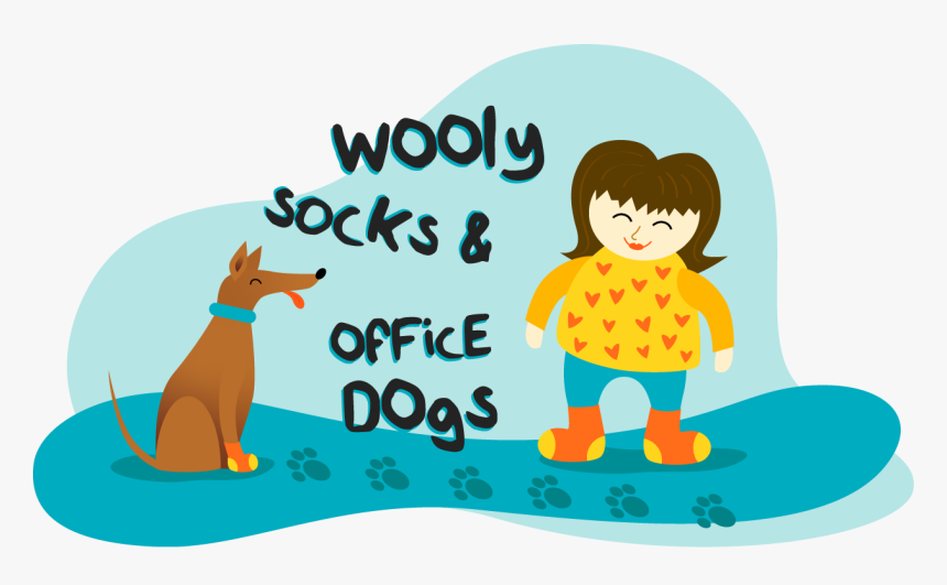 Wooly Socks And Office Dogs - Illustration, HD Png Download, Free Download
