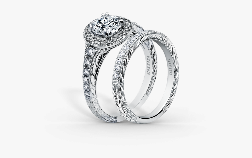 Carmella 18k White Gold Engagement Ring Cottage Hill - Pre-engagement Ring, HD Png Download, Free Download