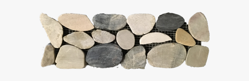 Prairie Flat Split Cobblestone Border - Pebble, HD Png Download, Free Download