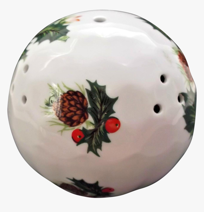 Queen"s Bone China England Vintage Pomander Holly Berries - Christmas Ornament, HD Png Download, Free Download