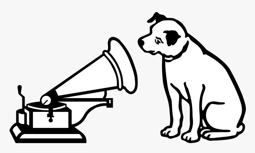 Hmv Logo Dog Clip Arts - Logo His Master's Voice, HD Png Download, Free Download