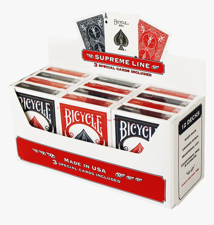 Supreme Line Playing Cards Bicycle Magic Tricks - Brick Bicycle Supreme Line, HD Png Download, Free Download