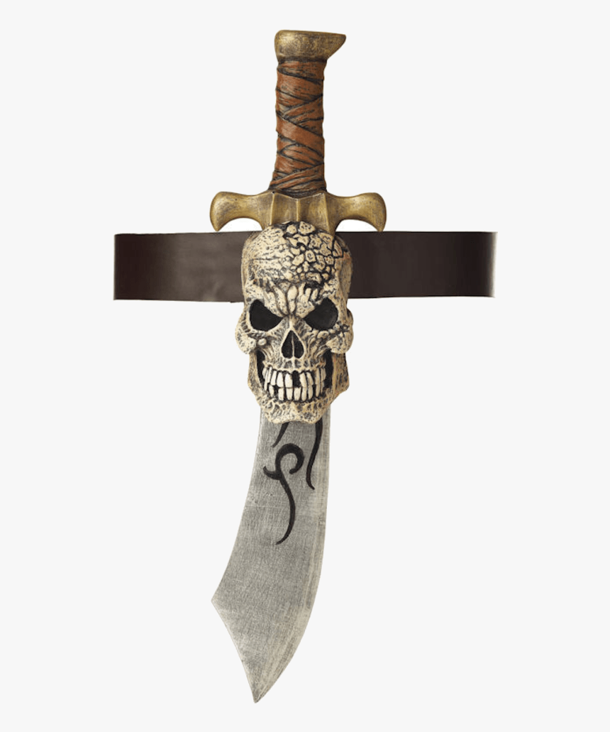 D Épée De Pirate - Skull Pirate Dagger Kids Uk, HD Png Download, Free Download
