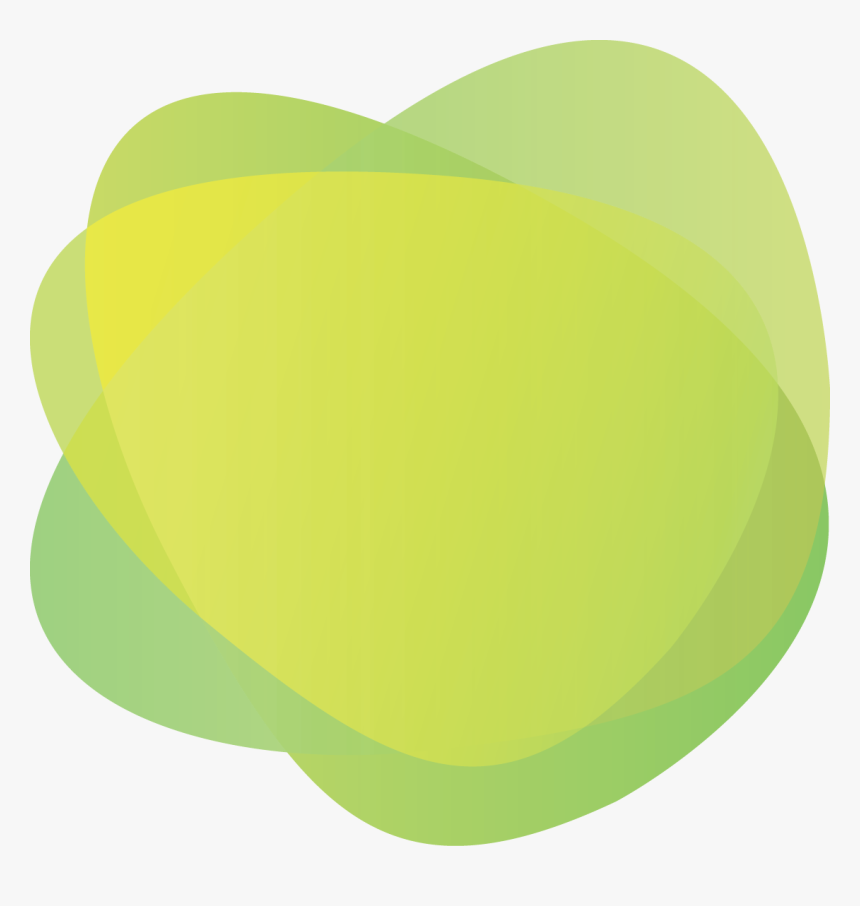 Green Yellow Stone Shape Abstract Banner - Heart, HD Png Download, Free Download