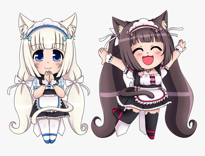 #chocola #vanilla #nekoparachocola #nekoparavanilla - Cartoon, HD Png Download, Free Download