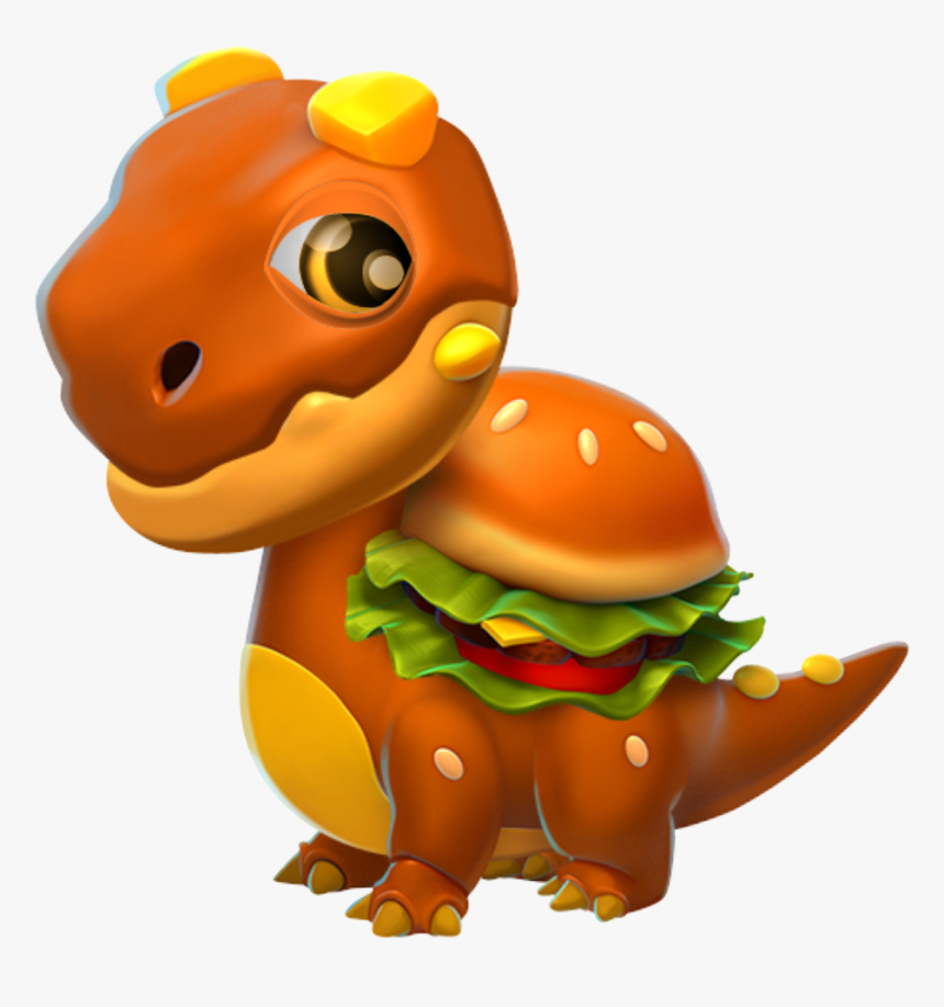 Burger Dragon Baby - Dragon Mania Legends Burger Dragon, HD Png Download, Free Download