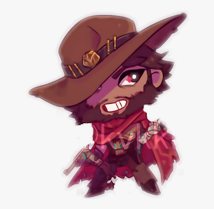 #mccree Chibi - Cartoon, HD Png Download, Free Download