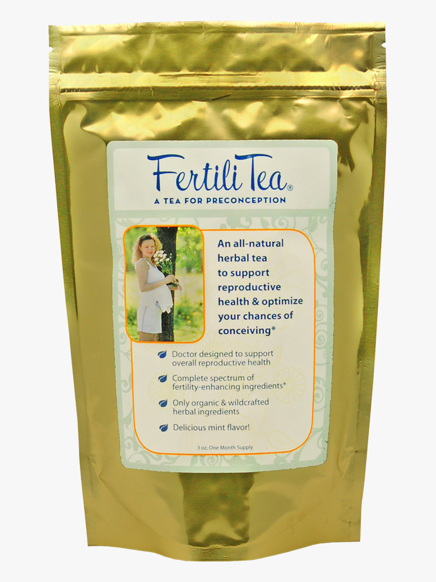 Organic Fertility Tea, 60 Servings, Contains Vitex - Fertility Tea, HD Png Download, Free Download