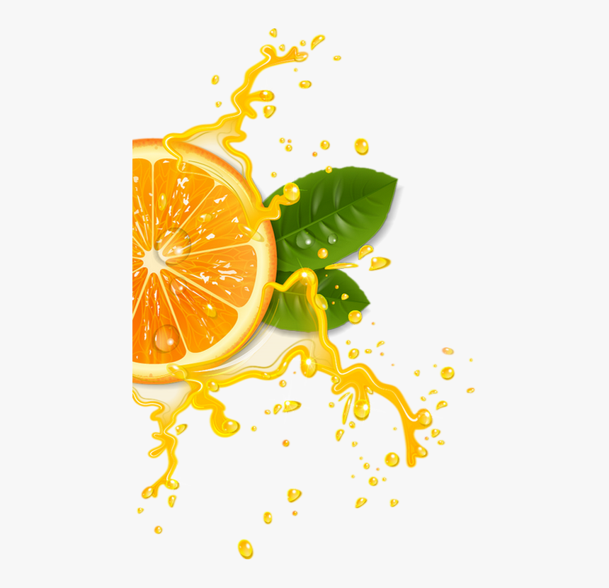 Tube Fruit, Orange Png, Splash - Orange Juice Vector Png, Transparent Png, Free Download
