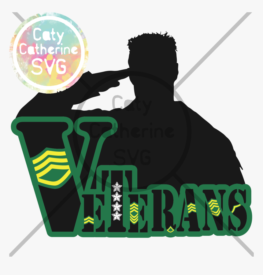 Military Clipart Soldier Salute - Veteran, HD Png Download, Free Download