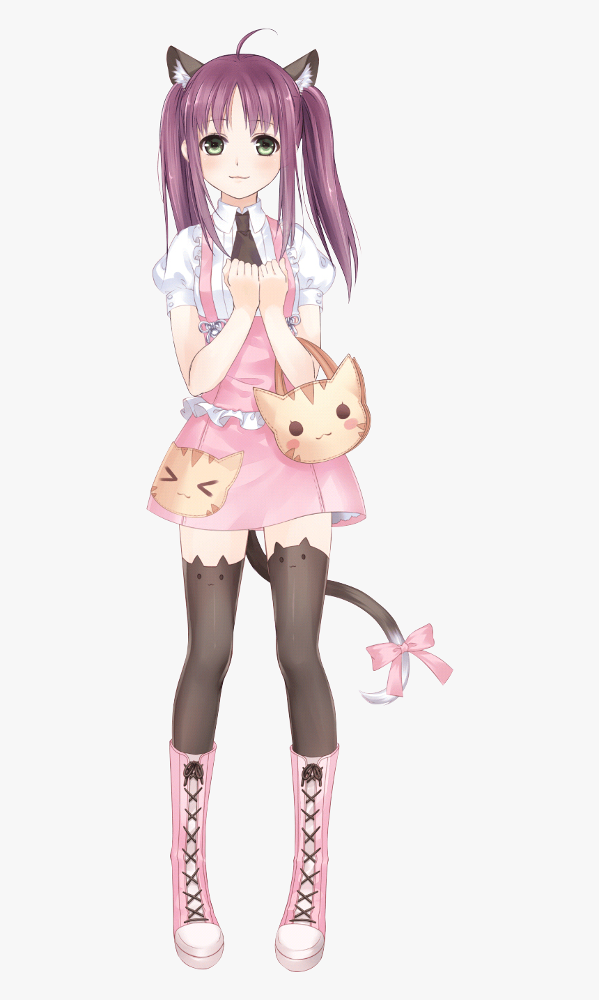 Catgirls - Kawaii Anime Cats Girl, HD Png Download, Free Download