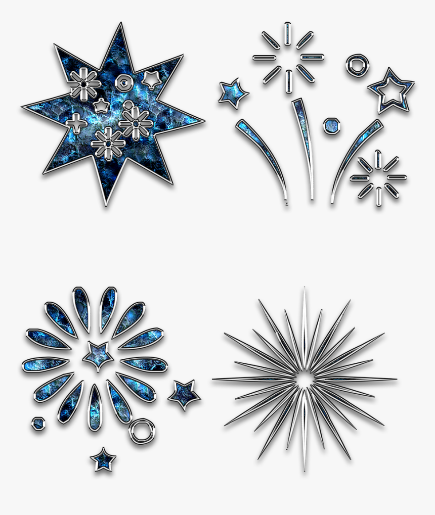 Decor Ornament Jewelry Free Photo - Silwer Star Transparent Background, HD Png Download, Free Download