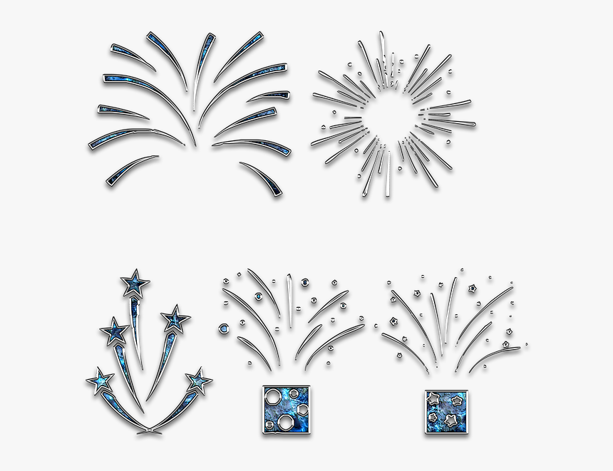 Decor, Ornament, Jewelry, Salute, Flash, Spray, Star - Motif, HD Png Download, Free Download