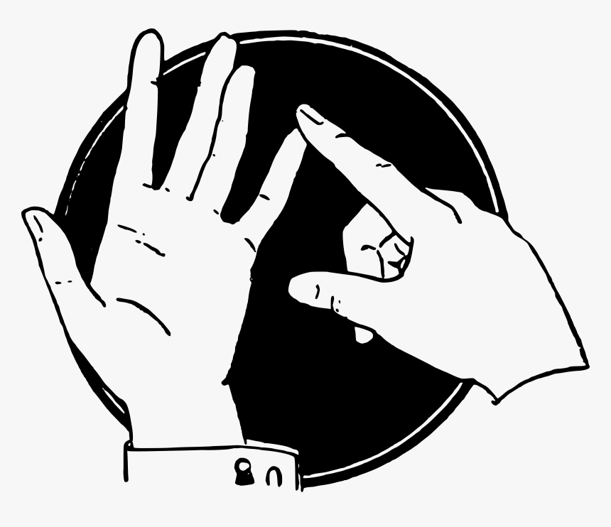 Art,monochrome Photography,sign Language - Count On Fingers Clipart, HD Png Download, Free Download