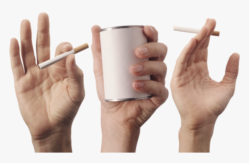 Hands, The Hand With The Cigarette, Fingers, Palm, - Cup, HD Png Download, Free Download