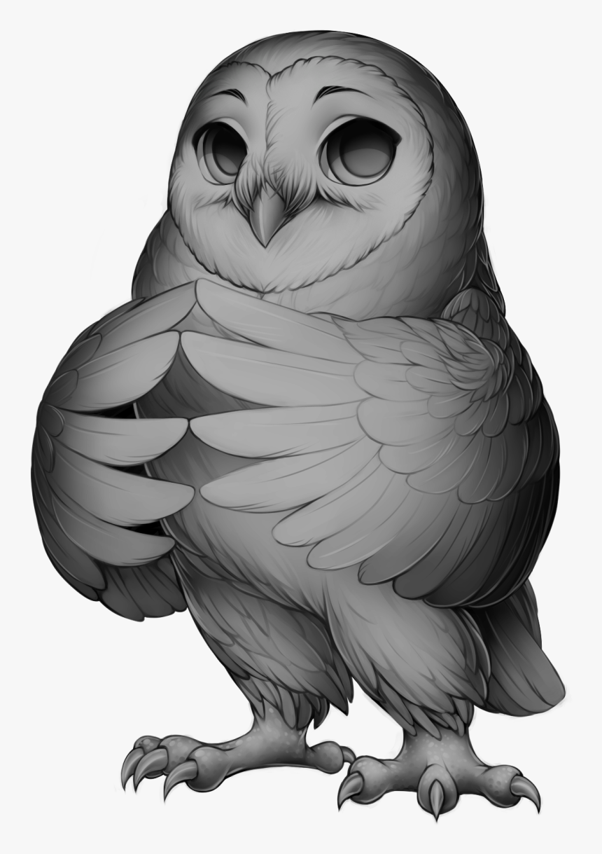 Furvilla Barn Owl Base - Great Horned Owl Base, HD Png Download, Free Download