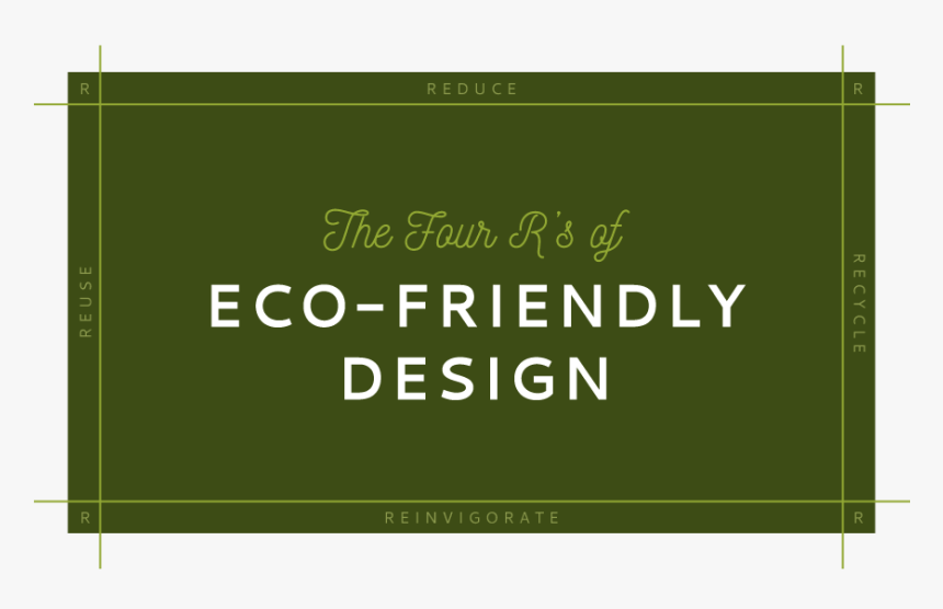 Four R"s Of Eco-friendly Design - Printing, HD Png Download, Free Download