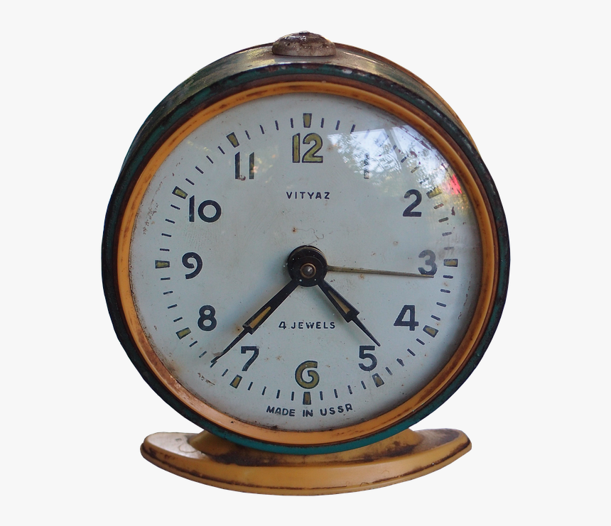 Alarm Clock, Russian, Old, Ussr, Antique, Vintage - Alarm Clock, HD Png Download, Free Download