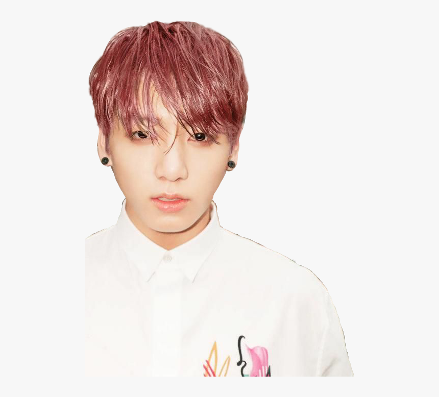 #bts #jungkook #pinkhair - Jungkook Pink Hair Png, Transparent Png, Free Download