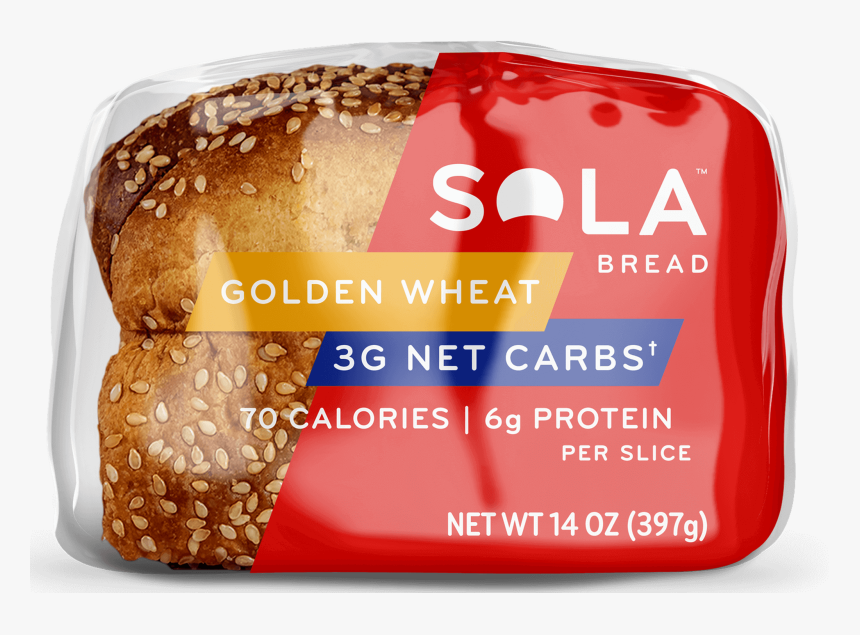 Golden Wheat Bread Loaf - Sola Low Carb Bread, HD Png Download, Free Download