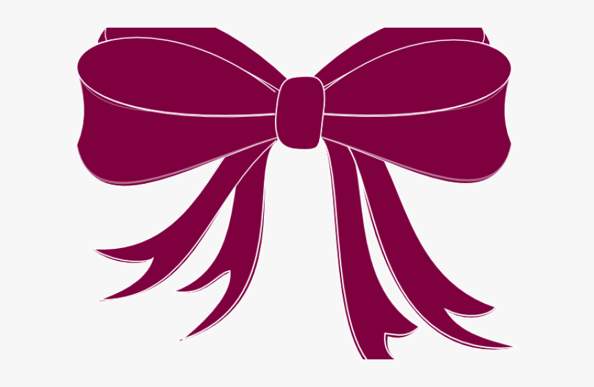 Pink Hair Clipart Cheer Bow - Black Bow Clip Art, HD Png Download, Free Download