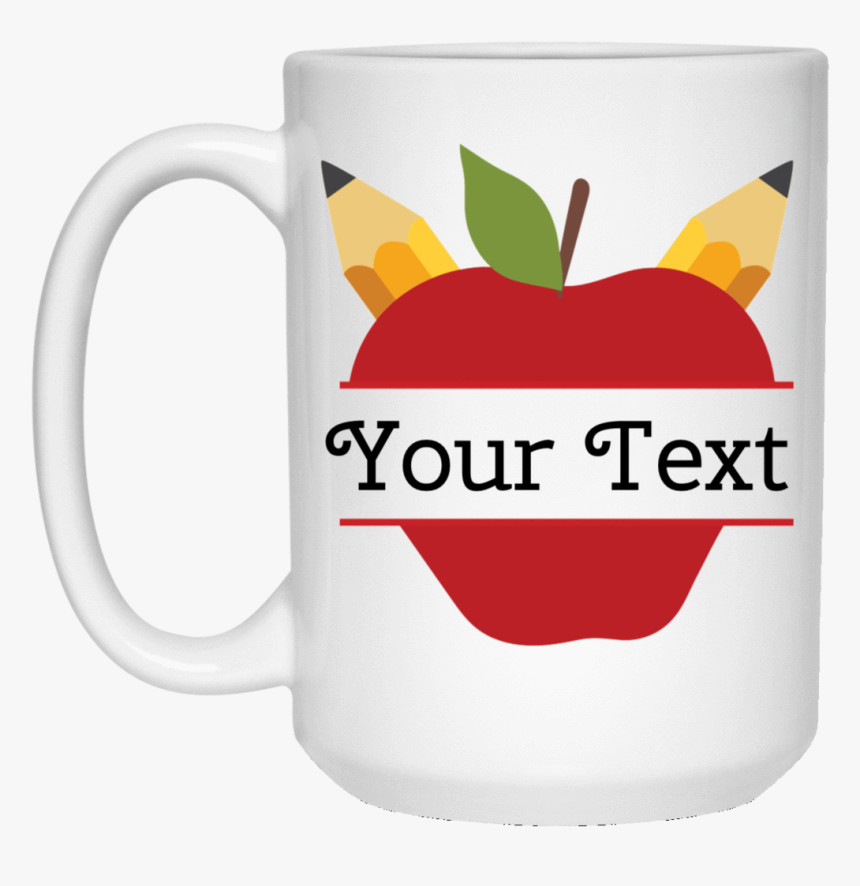 Personalized Pencil Apple Teacher Gift Coffee Mug - Please Do Not Confuse You Google Search, HD Png Download, Free Download
