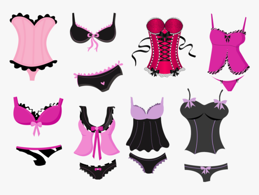 Lingerie Clipart Blue - Lingerie Bachelorette Clipart, HD Png Download, Free Download