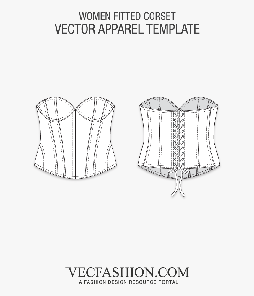 Transparent Corset Clipart - Illustration, HD Png Download, Free Download