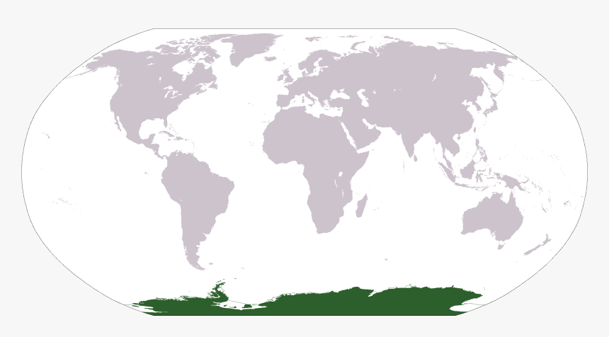 Locationantarctica Transparent - Latin America Highlighted On A Map, HD Png Download, Free Download