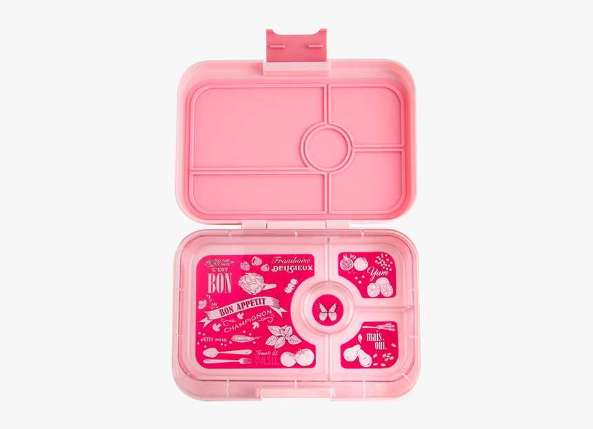 Amalfi Pink Yumbox Tapas 4 Compartment"
 Class= - Yumbox Tapas 4 Compartment Amalfi Pink, HD Png Download, Free Download