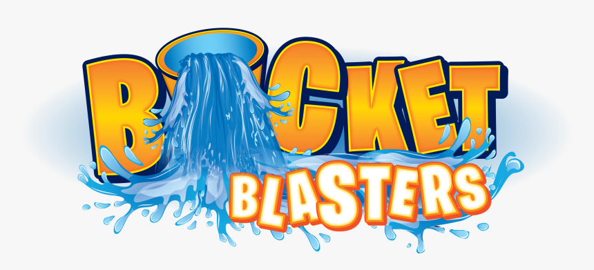 Six Flags Great Escape Bucket Blasters Logo - Illustration, HD Png Download, Free Download