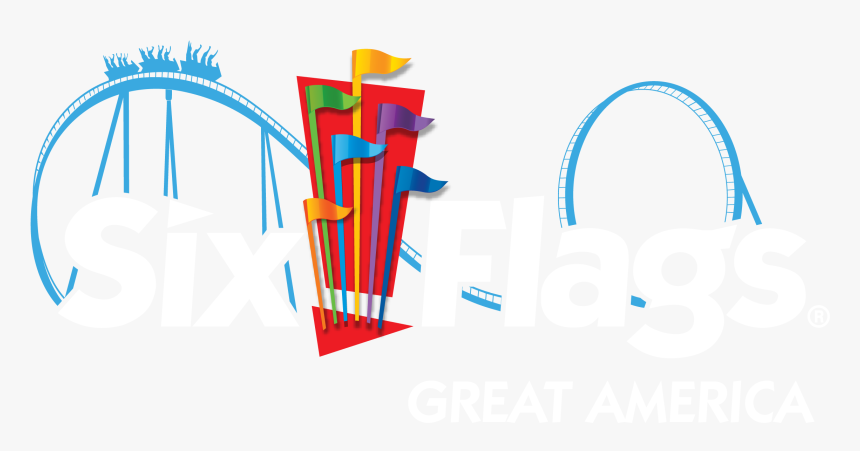 Six Flags Great America - Six Flags Discovery Kingdom Logo, HD Png Download, Free Download