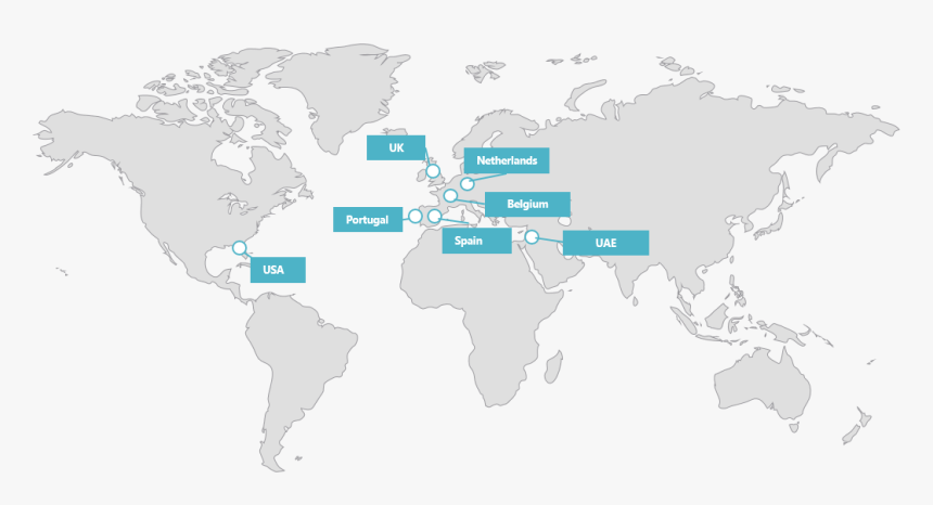 Gosupply Has Global Scope And Presence Combining Centralised - World Map, HD Png Download, Free Download