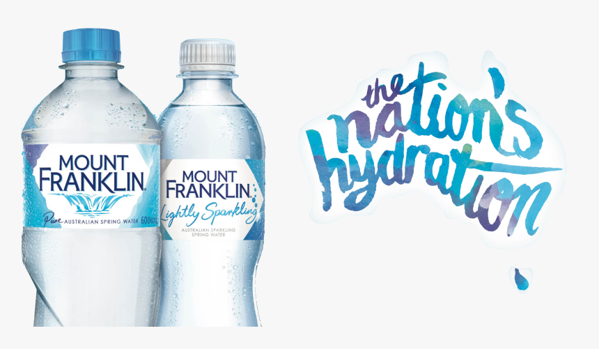 Pure Drinking Water Png - Mt Franklin Plastic Water Bottle, Transparent Png, Free Download
