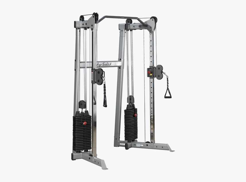 Body Solid Gdcc210 Functional Trainer Dual Weight Stacks - Body Solid Gdcc210, HD Png Download, Free Download