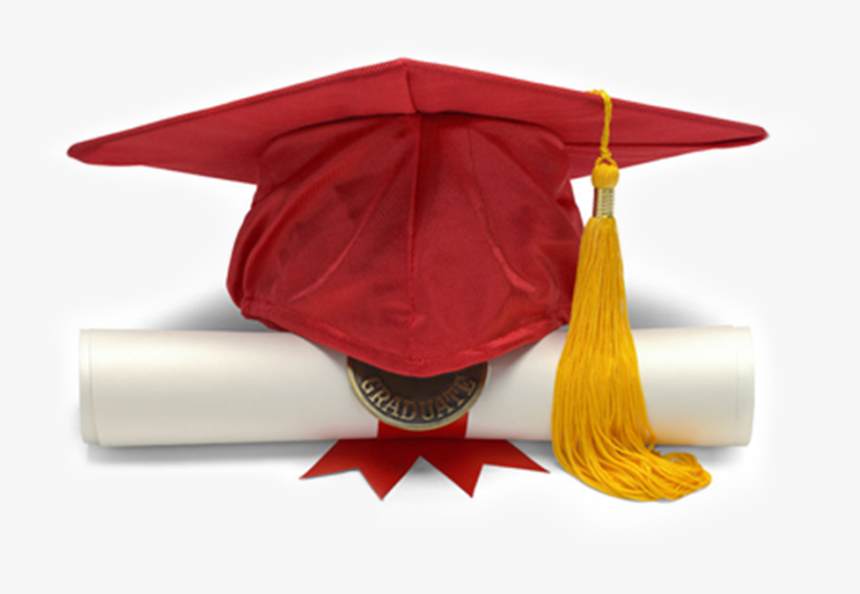 Red Graduation Hat Png - Red Graduation Cap Png, Transparent Png, Free Download