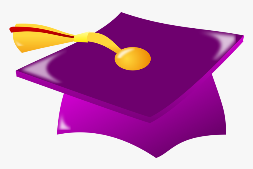 Free Stock Photo Illustration - Purple And Yellow Graduation Cap, HD Png Download, Free Download