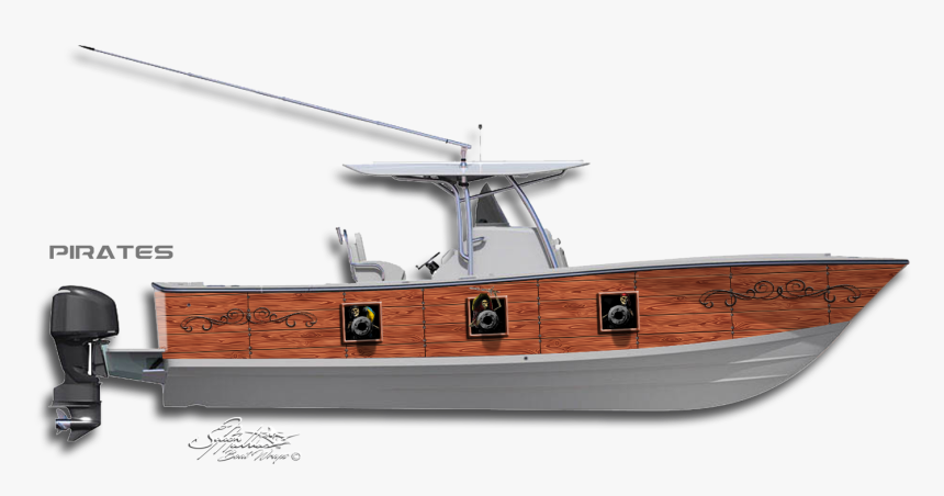 Pirates Boat Wrap, HD Png Download, Free Download