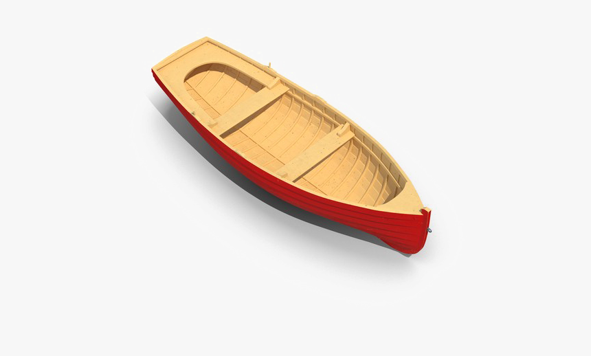 Wood Boat Png Pic - Top View Wooden Boat Png, Transparent Png, Free Download