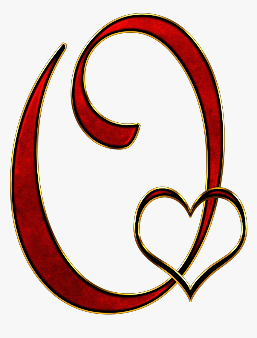 O Letter Transparent - Letter O In Heart, HD Png Download, Free Download