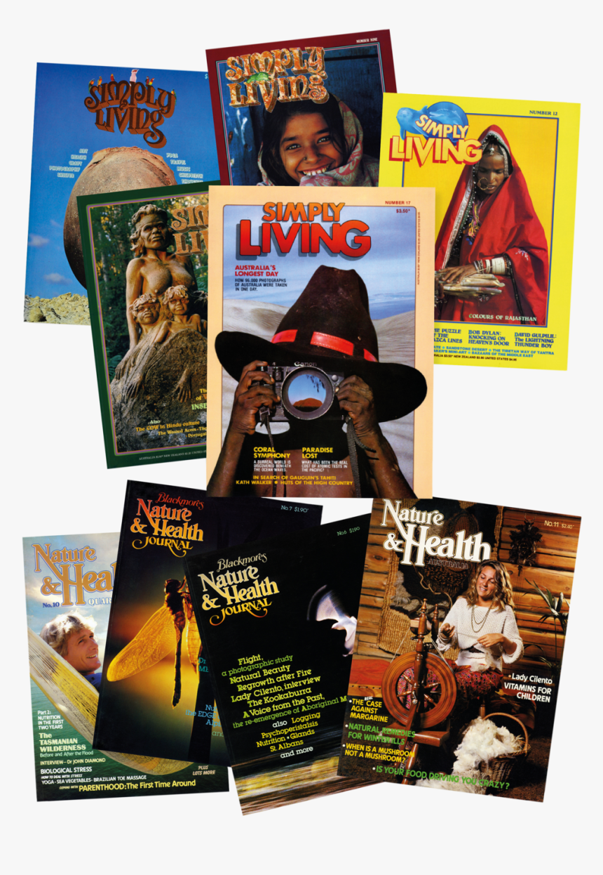 Simply Living Nature And Health Magazine Cover Montage - Flyer, HD Png Download, Free Download
