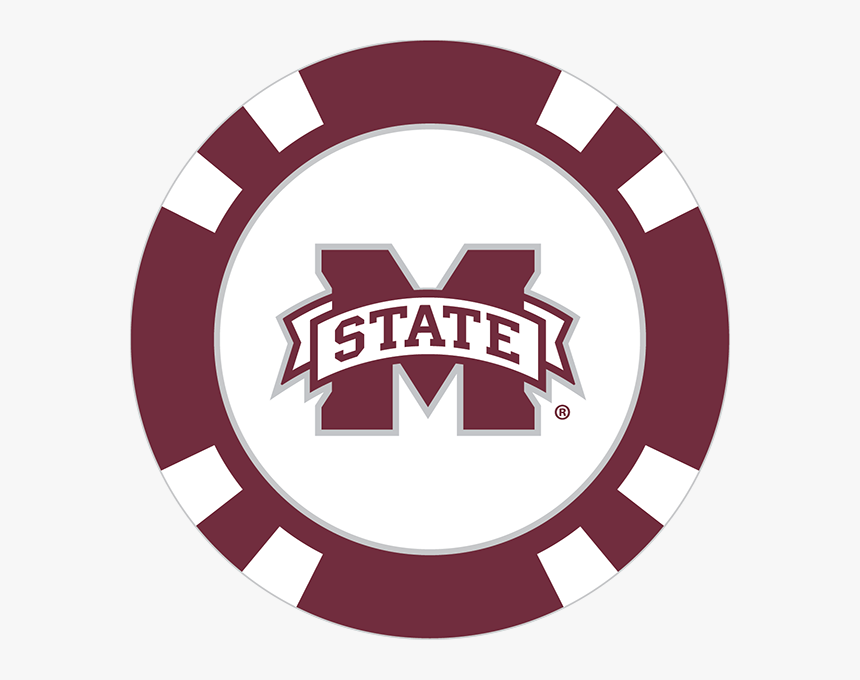 Mississippi State Bulldogs Poker Chip Ball Markers - Mississippi State University, HD Png Download, Free Download