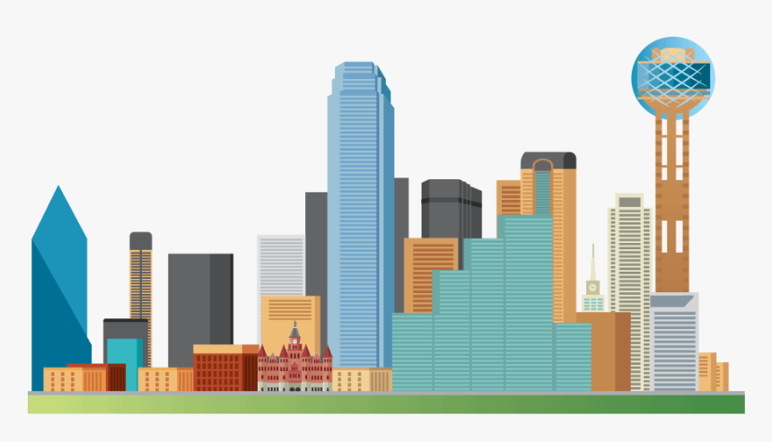 Transparent Dallas Skyline Png, Png Download, Free Download