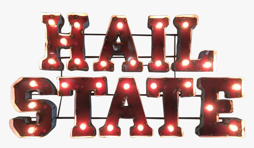 Mississippi State "hail State - Mississippi State Wall Decorations, HD Png Download, Free Download