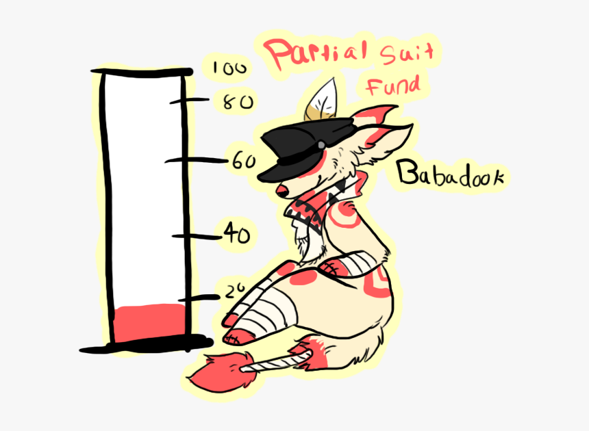 Babadook Partial Suit Fund Scale - Cartoon, HD Png Download, Free Download